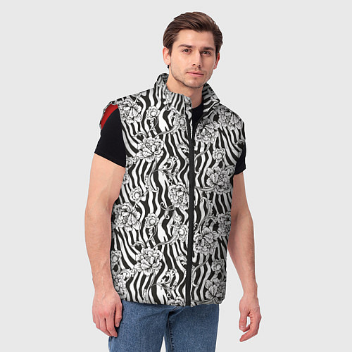 Мужские жилетки с зебрами