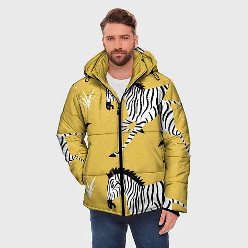 Куртки с капюшоном с зебрами