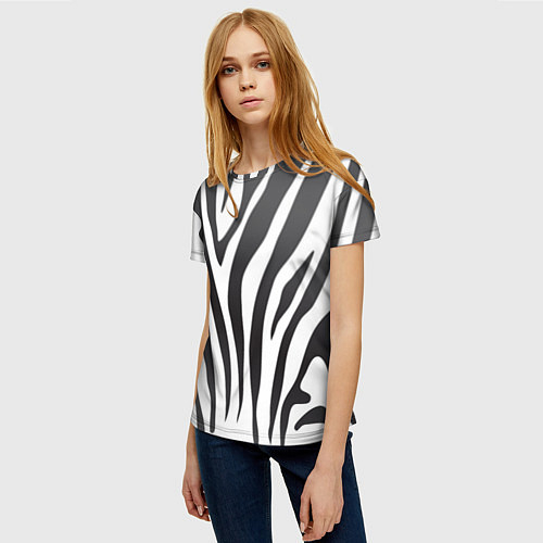 Женские футболки с зебрами