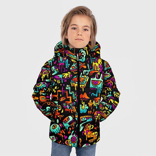 Детские зимние куртки с зомби