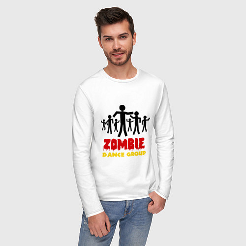 Мужские футболки с рукавом с зомби