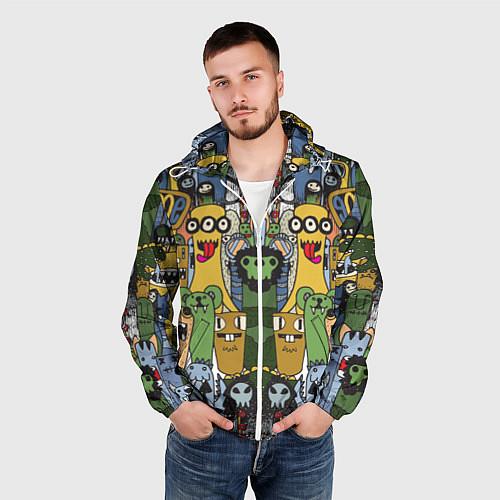 Мужские ветровки с зомби