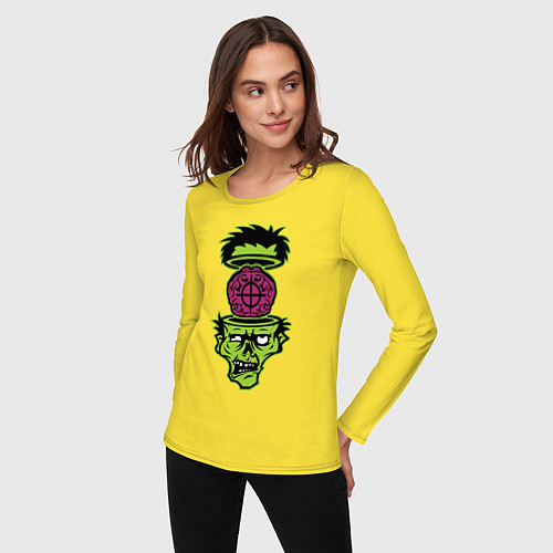 Женские футболки с рукавом с зомби