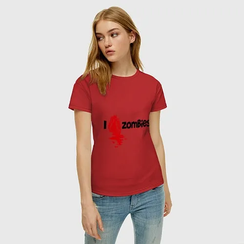 Женские футболки с зомби